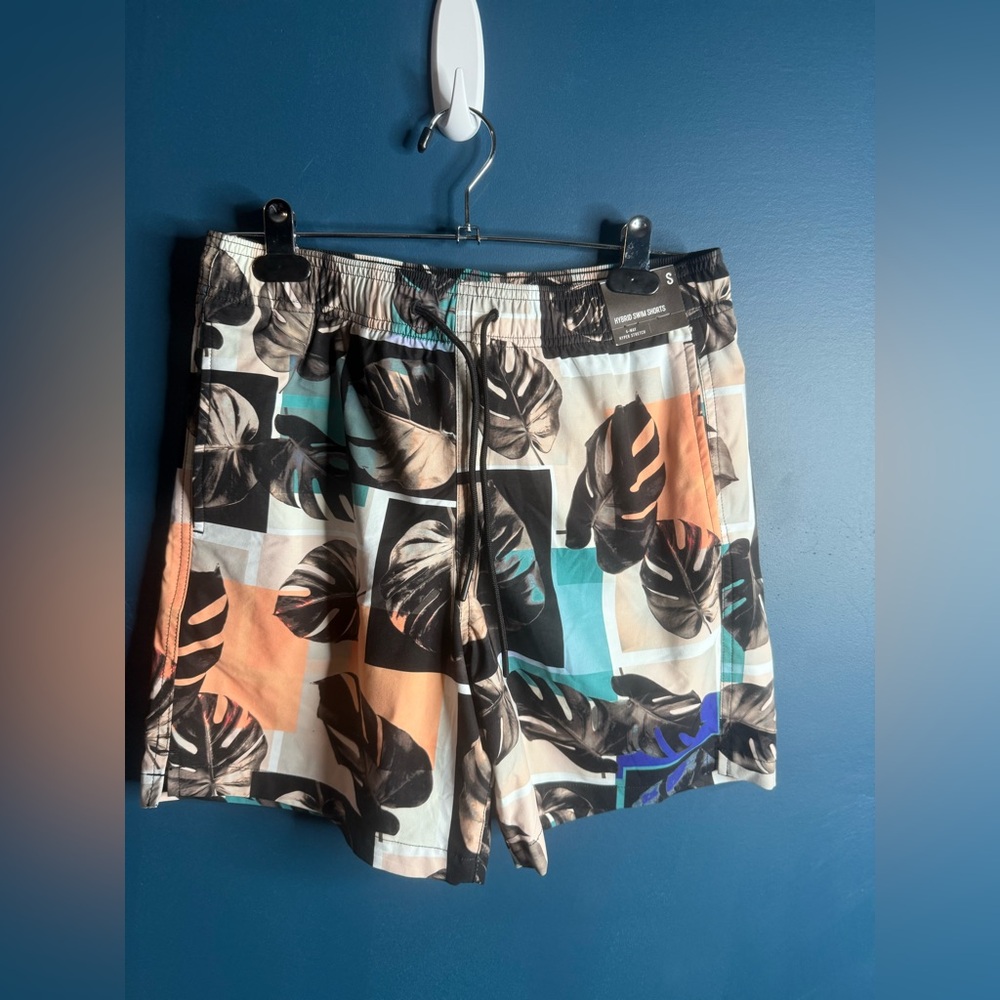 Express Men's Swim Hybrids - Black, Orange, Blue, Teal